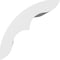 Ekena Millwork 5-in. W x 6-in. D x 6-in. H Ozark Architectural Grade PVC Knee Brace BRCP05X06X06OZK - alternate 5